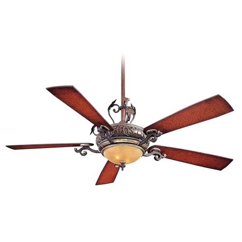 Minka-Aire Napoli 56" LED Ceiling Fan in Sterling Walnut