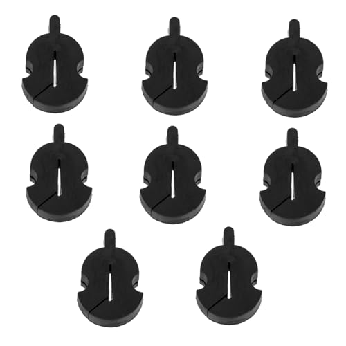LIGIGWASH 8個 小提琴弱音器 ゴム製 ヴァイオリン練習用ミュート 音量 静音サイレンサー 初心者向け 楽器保護 家練習対応