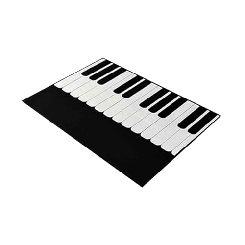 Image of Piano Keyboard Door Mat Home Decor Entrance Rug for Bathroom Outdoor Bedroom