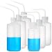 SUPERLELE 6pcs LDPE 250ml+500ml Safety Wash Bottle, Plastic Squeeze Bottle Medical Label Tattoo Wash Bottle, Each Size 3