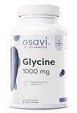 Osavi - Glycin | 1000 mg reine Aminosäure pro Kapsel - Für Regeneration, Kollagenbildung & muskuläre Balance | 1000 mg - 60 Kapseln