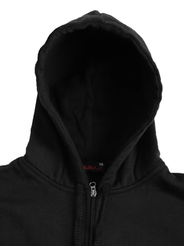 Image of Alano Unisex-Child Wool Blend Comfortable and Stylish Hooded Full Sleeve Lightweight Sweatshirt