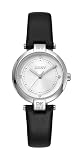 DKNY Essential Mini Round Women’s Watch, 28 mm, Silver/Black