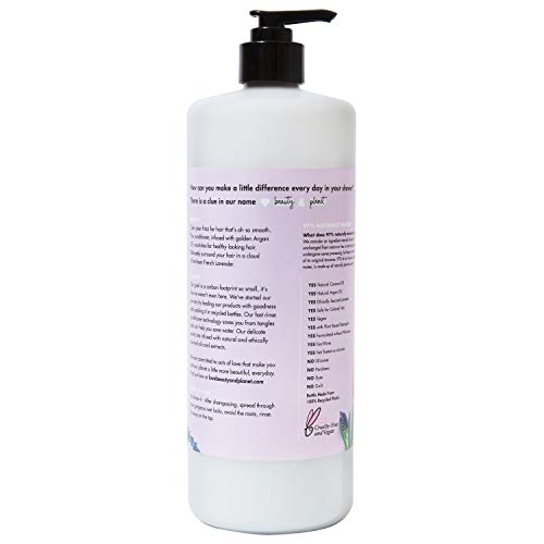 Love Beauty And Planet Smooth And Serene Dry Hair Conditioner For Frizz Control Argan Oil & Lavender Paraben & Silicone Free & Vegan Dry Hair Treatment, Lavender, 32.3 Fl Oz #TOP1