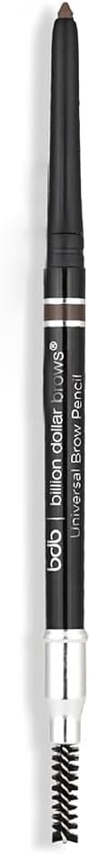 Universal Eyebrow Pencil – Dual-Ended Design with Precision Tip & Spoolie, Matte Finish, Waterproof, Easy to Use, Vegan & Cruelty-Free for Perfectly Defined Brows