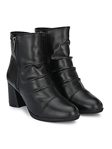 Image of Delize Women mid heel high western boots 57015
