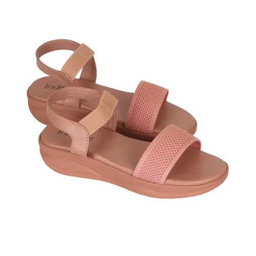 Image of Indifeet - platform heels sandals for women, stylish wedges ladies sandal, woman fashion latest wedge design, women's girls footwear, fancy ladies' flatforms trendy lady best