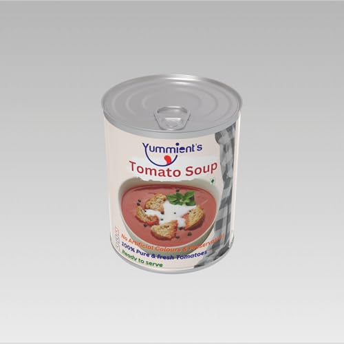 Yummient's Tomato Soup, 825g, Ready to Serve, No Artificial Colours, Pure & Fresh Tomatoes, 4 Servings - Image 5 thumbnail