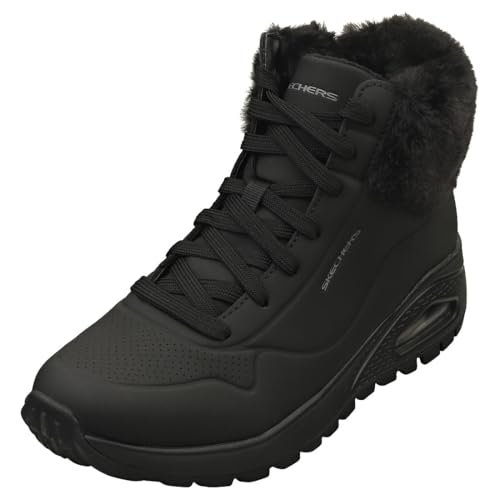 Skechers Damen Uno Rugged Fall Air Stiefelette, Schwarz, 37 EU