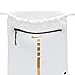 NIKE Hoops Elite Drawstring Bag (17L) DX9790-100 (WHITE/BLACK/METALLIC GOLD), Size ONE