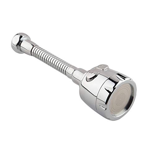 Naidev Kitchen 360 rotatable Anti-Base Water Shallow Splash-Proof Faucet Activity Universal Household Booster Nozzle Sprinkle (Pack-1 Faucet Head Strong nozzel C)