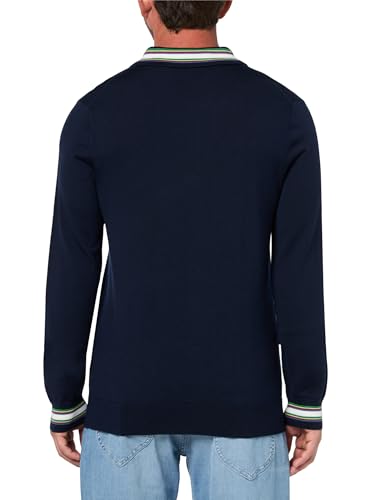 PS Paul Smith Mens Sweater LS Polo Blue2