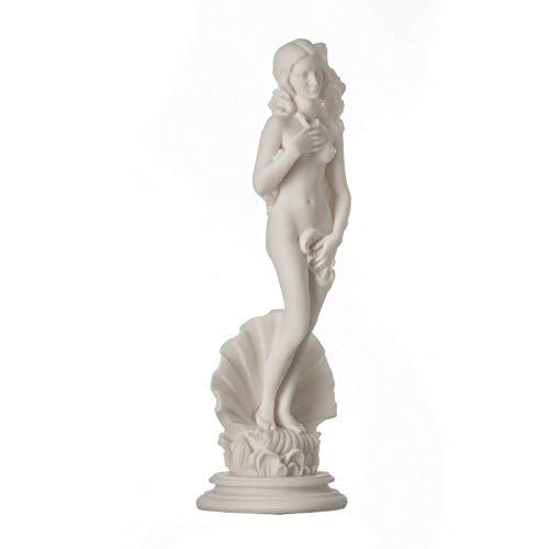 Estatua griega de la diosa Afrodita en alabastro 9.8 pulgadas miniatura 5