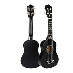 ZZZYW 21 Pouces 12 Fret Soprano Ukulele Basswooood débutant Ukelele Instrument de Musique à Cordes (Color : Svart… - Les Beatles, Paul McCartney, John Lennon, RIngo Starr, George Harrison