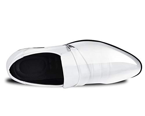 Men's Pointed-Toe Tuxedo Dress Shoes Casual Slip-on Loafer2