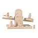 ibasenice Wooden Scale Toys - Educational Scale Toys/Balance Scale Toys/Childrens Arithmetic Scale Toys/ Assembly Scales/Montessori Math Materials Teaching Toy