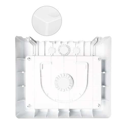 Lavabo de plástico blanco para baños sin espacio lavamanos de pared compacto con bomba 6