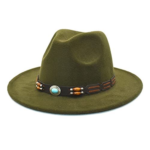 Luckywaqng Hat CapPlus Green Froth Party Lady - Sombreros de costura, Verde militar-6., Talla única Cover