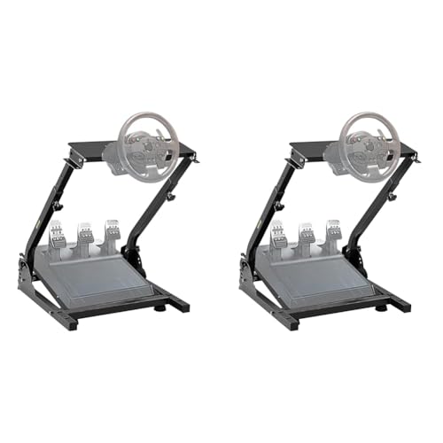 Posizione del Supporto Opzionale: Il nostro supporto per ruota da gioco supporta il montaggio del cambio (il supporto del cambio NON è incluso), che può essere spostato in modo flessibile sul lato sinistro o destro come preferisci. Il design della posizione opzionale è completamente adatto sia per i giocatori mancini che per i destrimani.