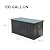 Domi Outdoor Deck Box 100 Gallon, Waterproof Lockable Steel Outdoor Storage Container for Outside Cushions, Garden Tools and Pools Equipment (Gray)