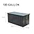Domi Outdoor Deck Box 100 Gallon, Waterproof Lockable Steel Outdoor Storage Container with Resin Lid for Outside Cushions, Garden Tools and Pools Equipment (Gray)