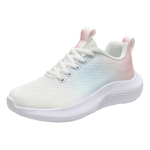 Zapatillas deportivas para mujer con suela de apoyo y tejido veraniego