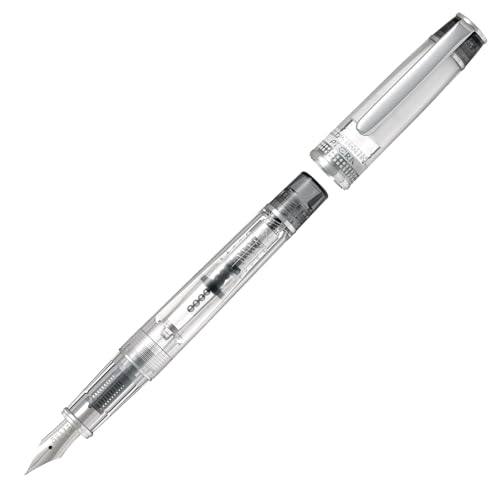 Pilot Prera Iro-Ai Fine-Nib Transparent Black Body Fountain Pen (FPRN-350R-TBF)