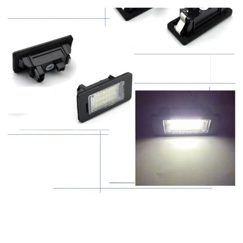 Éclairage plaque LED BMW E90 E60 E39 E92 blanc 6000K anti-erreur de remplacement direct en pack de 2
