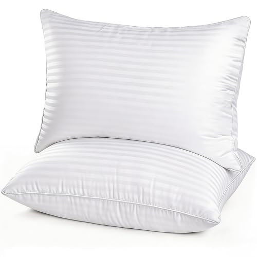 Pantrypoet Bed Gel Pillow 2 Pack Queen Cooling Gel Fiber