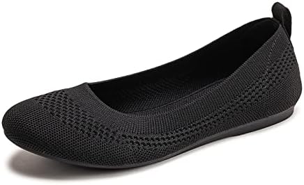 Frank Mully Damen Ballerinas Slip On Knit Kleid Schuhe Pumps Schuhe Runde Zehe