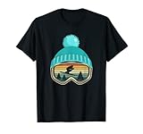 Skifahren Ski Skifahrer lustiges Wintersport Geschenk T-Shirt