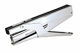 Rapid, Pince-Agrafeuse E84, Capacité 15 Feuilles, Métal et Plastique ABS, Demi-Bande, Chargement par le Haut, Pour Agrafes 8/4 et Bébé, Profondeur de Gorge 50 mm, Maison Bureau, Argent, 21310300