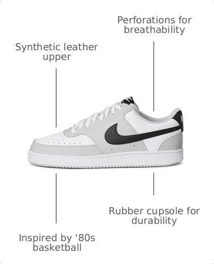 Image of Nike Men's Court Vision Low Shoes