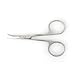 Stainless Steel Eyebrow Moustache Facial Nose Ear Hair Curved Edge Scissors by Vetmed USA