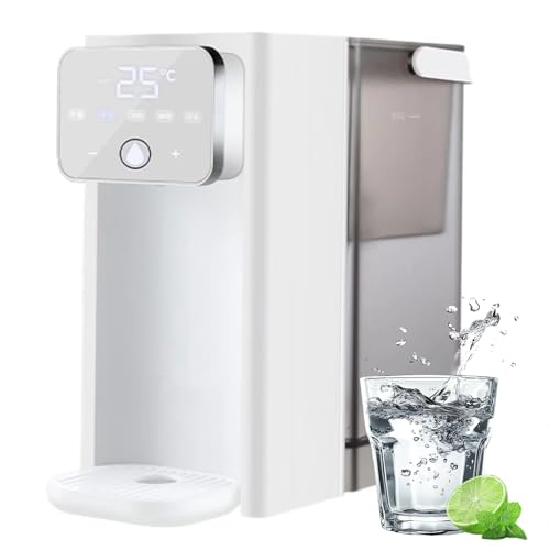 Dispensador instantáneo de Agua fría y Caliente, purificador de 3 l con Pantalla táctil LED, Calentamiento rápido de 2000 W para Uso en el hogar, la Oficina y el Hotel.