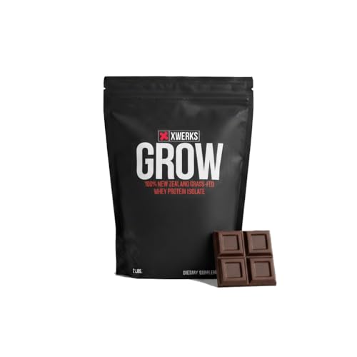 Xwerks Grow Whey Protein Powder, 25g Pure Isolate...