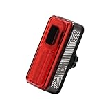 Moon Helix Lite 100ルーメン IPX7 充電式リアサイクルライト、内蔵バッテリー、最大稼働時間110時間。