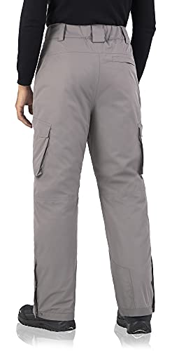 Wulful Men's Waterproof Insulated Ski Snow Pants Winter Snowboarding Pants With Multi-Pockets #TOP2