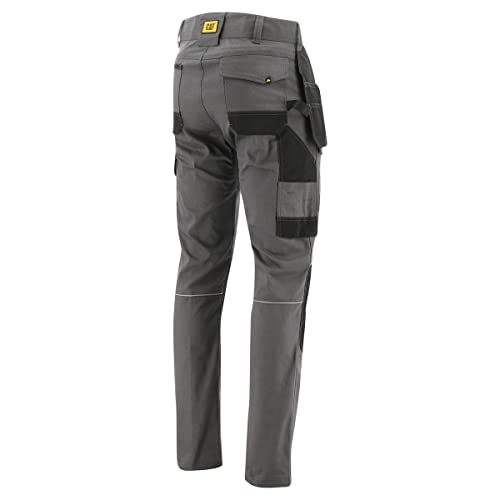 Caterpillar CAT Workwear Herren-Arbeitshose, Stretch, schmal geschnitten,...
