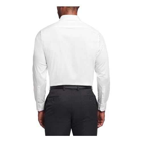 Tommy Hilfiger Men's Dress Shirt Regular Fit Stretch Twill White by Tommy Hilfiger - Used condition - Image 2