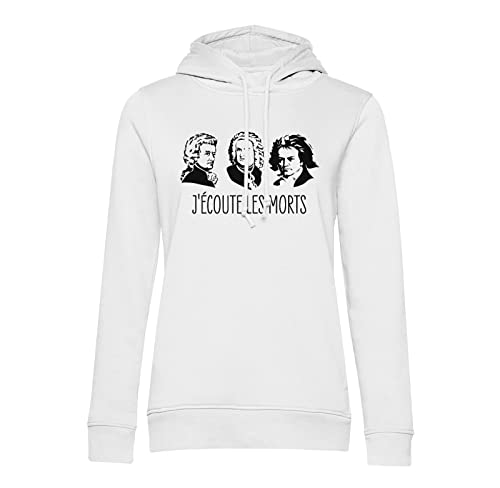 Sweatshirt à capuche Beethoven Mozart Bach confortable contre le froid des salles de concert