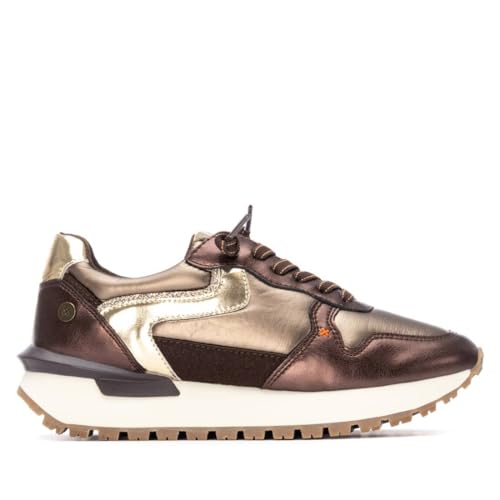 Sneakers femme brun XTI chaussures confortables mode décontractée 37