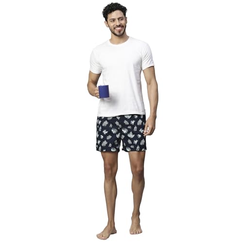 Image of Urban Scottish Ultra-Comfortable Men's Boxer Pants (Pack of 3) - 100% Cotton Material with A Stylish Print - Soft and Stretchy Elastic Waist Band - Dynamic Movement and Hardwearing Stitching