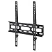 Hama TV-Wandhalterung Ultraslim (Wandhalter Fernseher für 32-65 Zoll, Fixe Halterung VESA bis 400x400, Max. 30 kg, inkl. Fischer Dübel) Schwarz