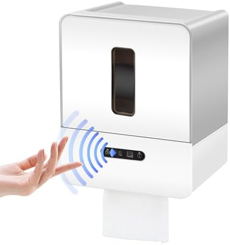 Dispensador automático de papel higiénico, sin contacto...