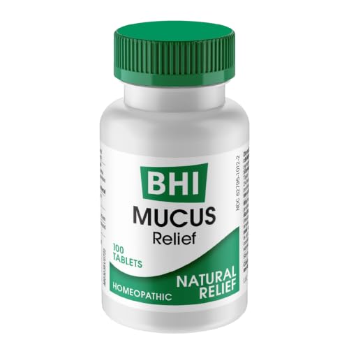 MediNatura BHI Mucus Relief Fast-Dissolving Tablets, 100 Count