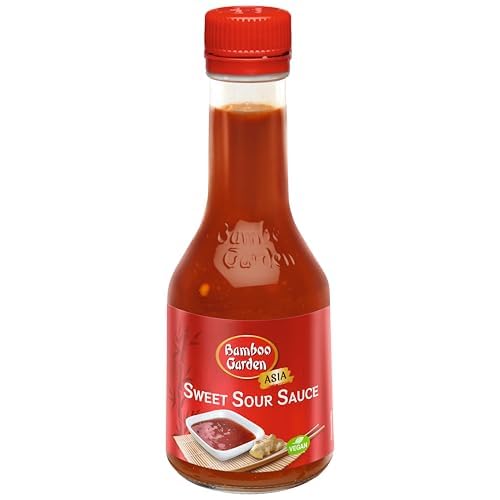 Bamboo Garden - Sweet Sour Sauce | Süß-pikante Sauce zum Verfeinern zahlreicher Gerichte oder als Dip | 200 ml in der Glasflasche