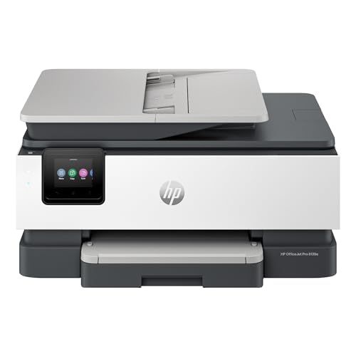 HP OfficeJet Pro 8139e Wireless All-in-One Color Inkjet Printer, Print, scan, copy, fax, ADF, Duplex printing Best-for-home office, 1 year Instant Ink trial included, AI-enabled (40Q51A)