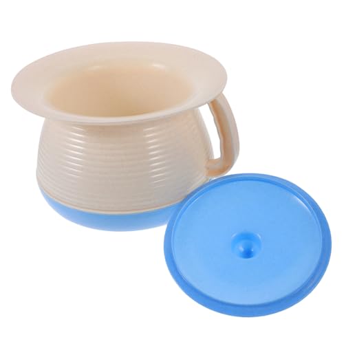 Beavorty Orinal Unisex Con Tapa Cubo Plástico Sellado Para Orina Antideslizante Cómodo y Portátil Para Uso Doméstico y Viajes