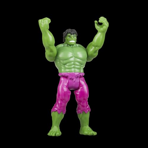 Marvel Legends Series Retro 375 Collection Figurine articulée de Collection Hulk de 9 5 cm - vue 4